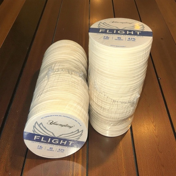 New •Yuengling Flight Beer Coasters Two sealed sleeves 250 Total